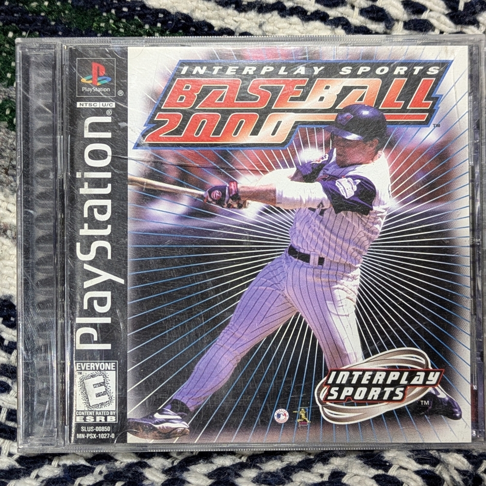 Interplay Sports BASEBALL 2000 | Sony PS1 Complete Game In Box | VG